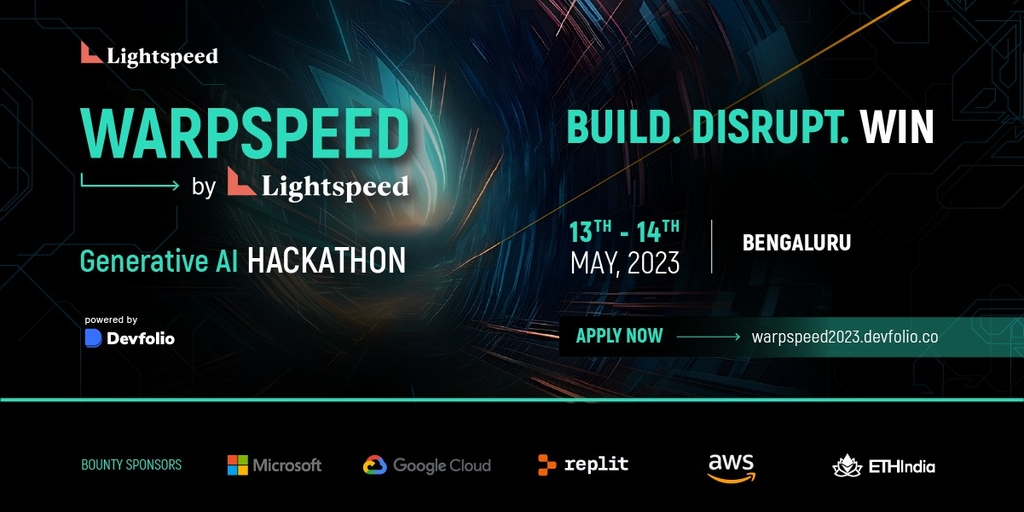 Warpspeed: GenAI Hackathon by Lightspeed | Devfolio